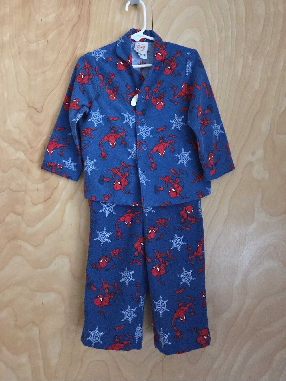 Hanna Andersson Spiderman Flannel Boys Pajama Set